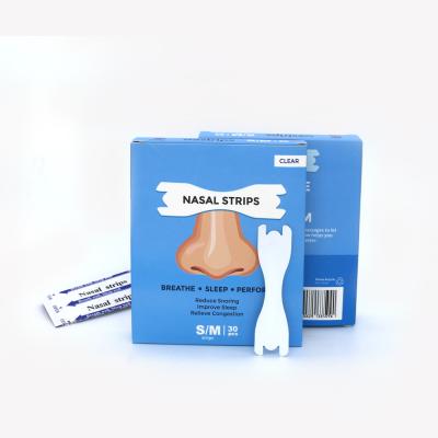 China Travel CE Certificated Factory Direct Customized Best Breath Dilator Nasal Strips for sale