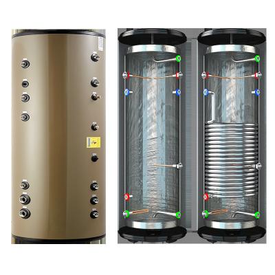 China Duplex Hotel 600L SS Tank Customized Heat Recovery Hot Water Storage Tank for sale