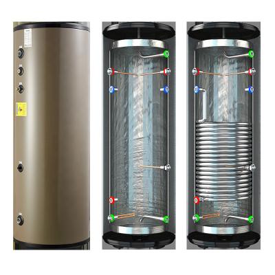 China Duplex Hotel 300L SS Tank Customized Electric Water Heater Hot Water Storage Tank for sale