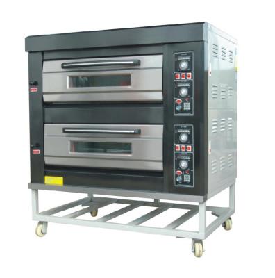 China Hotels Gas Bakery Oven / Baking Oven With Steamer for sale