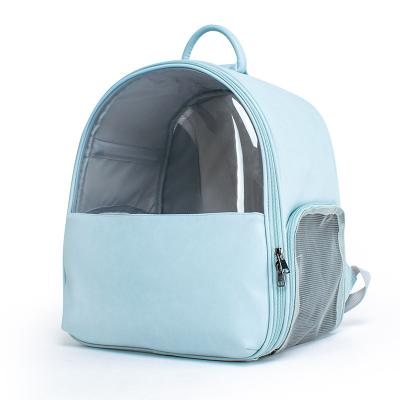 China Viable Hot Selling Transparent Breathable Pet Bag Carrier Backpack Dog Carry Bag for sale