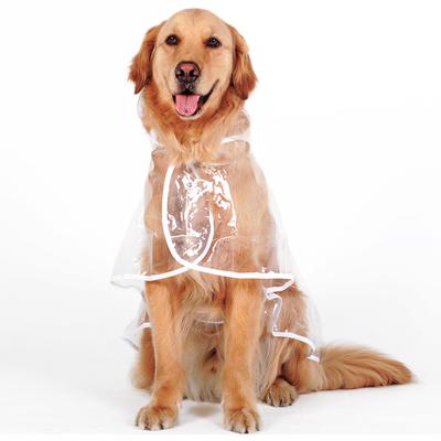 China Popular Thoughtful Dog Jackets Transparent Viable Dog Raincoat Windproof and Rainproof Raincoat for Medium Dogs for sale