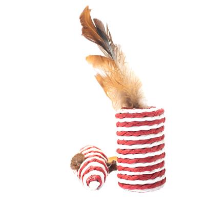 China New Viable Cat Feather Stick Combination Cat Tooth Grinding Cat Toys and Accessories for sale