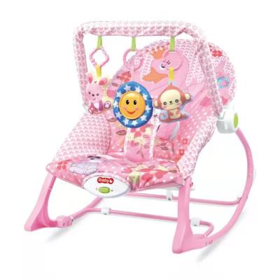 China Modern Multifunctional Folding Pink Baby Swing Rocker Bouncer for sale