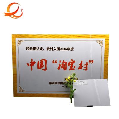 China Others high quality white pearlized 0.65mm sublimation iron sheet plates for sale