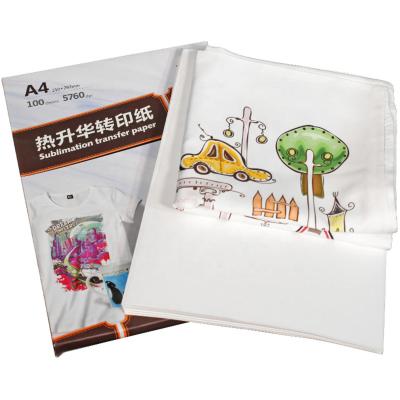 China 100gsm A4 and A3 sublimation metal transfer paper for sublimation printing for sale