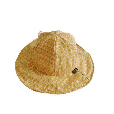 China Breathable summer brim sunblock thin adjustable fisherman hat big for spring and autumn boys and girls for sale