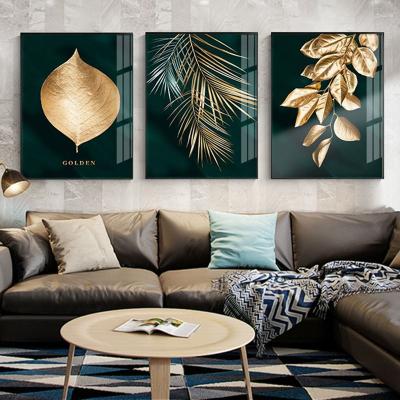 China Original Canvas Printing Custom Abstract Flower Tree Pop Print Plant Pictures Living Room Decorative 3 Piece Painting Wall Art for sale