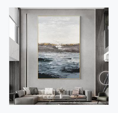 China High Resolution Printing Hand Painted Oil Painting Abstract Modern Living Room Decor Artwork On Canvas for sale