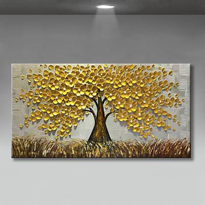 China Beautiful Flowers New Desgin Abstract Home Decorations 2022 100% Handmade Abstract Canvas Pictures Palette Knife Oil Paintings for sale