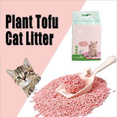 China 2019 new viable product pets clumping cat litter cat toliet factory natural compact tofu cat litter bestsellers for sale