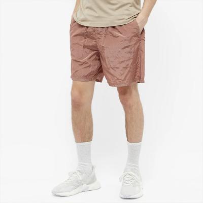 China Wholesale Custom OEM LOGO Men's Shorts Drawstring Sports Polyester Fabric Summer Anti-Wrinkle Men's Shorts Shorts Men for sale