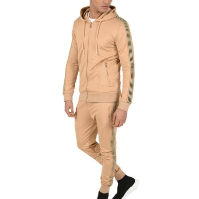 China Custom Cotton Sweatsuit Men's Jogger Sweatsuit Mens Tracksuit Thermal Bars Fitness Tracksuit For Men for sale