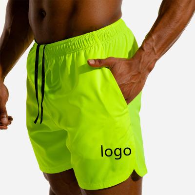 China 2021 Custom Wholesale QUICK DRY Men's Elastic Quick Dry Drawstring Waist Fitness Shorts Mens Shorts With Pockets Basketball Pants for sale