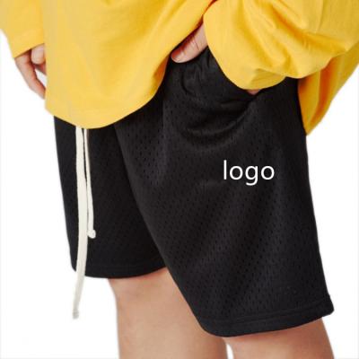 China Anti-wrinkle High Quality Printing Logo Leisure Sweat Mens Polyester Shorts Custom Basketball Shorts for sale