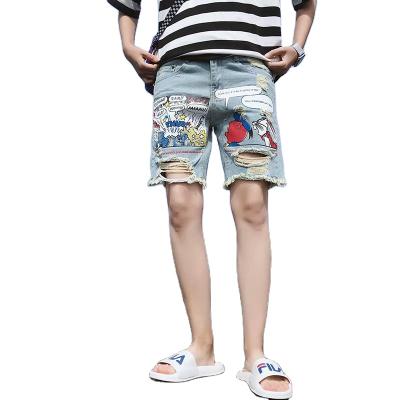 China Wholesale new design high quality men's clothing streetwear men's breathable denim men shorts custom made for sale