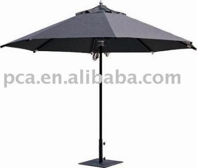 China Outdoor Patio Umbrella Sun Table Dinner Parasol Alum Outdoor (Commercial Use Round Alum. Umbrella) for sale