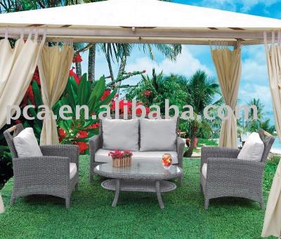 China Eco-freindly Hotselling Modern Wicker Patio Rattan Garden Furniture Hotel Outdoor Rattan PCA279SET for sale