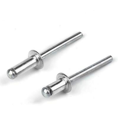 China Combination Steel High Quality Closed Oval Head Aluminum-Iron Manufacturer Rivet Rivet Pull Blind Stud for sale