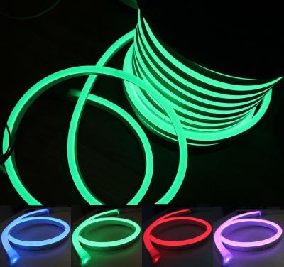 China El color de la señalización que cambiaba la luz de neón llevada de la cuerda, flexión de neón de Smd 5050 RGB llevó la luz en venta