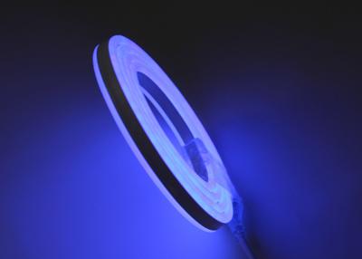 China El doble echó a un lado las luces de neón decorativas de la cuerda, luz llevada flexible azul de la cuerda 110V en venta