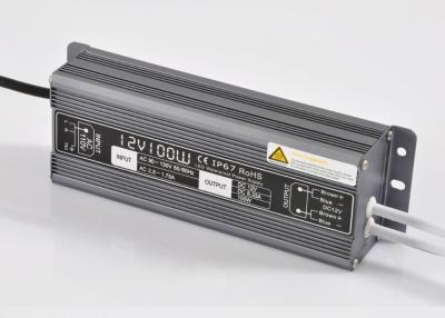 China 100W 12v llevó el conductor de la luz de tira, IP67 impermeabiliza el transformador llevado del conductor en venta