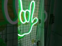 Green  palm led Neon Signs