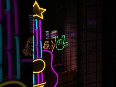 Guitar led neon sign