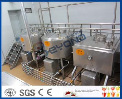 China 5000L/H Milk Production Plant /Beverage Processing Equipment With Bottle Package for sale