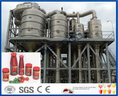 China Edelstahl-Tomatenkonzentrat-Verarbeitungsanlage für Tomatensauce-Produktionsverfahren zu verkaufen