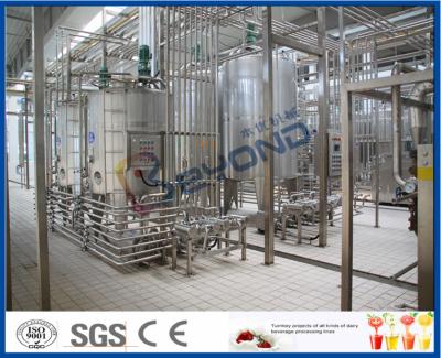 China 2000LPH 10000LPH SUS304 SUS316L H-MilchVerarbeitungsanlage mit Füllmaschine zu verkaufen