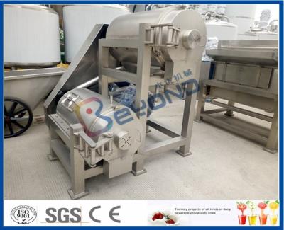 China Máquina doble del triturador de la fruta de la etapa, mango que reduce las máquinas industriales del extractor a pulpa del jugo en venta