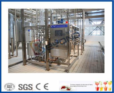 China 5 - 200TPD Yogurt Manufacturing Equipment , Industrial Yogurt Production Yoghurt Making Machine for sale