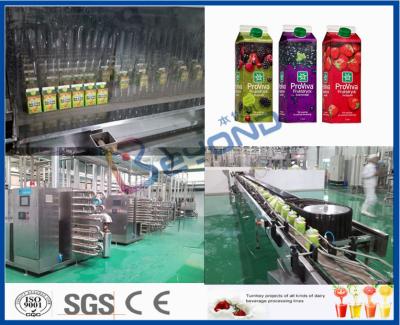 China Concentrated Beverage Production Line Fruit Juice Processing Line Electric Driven for sale