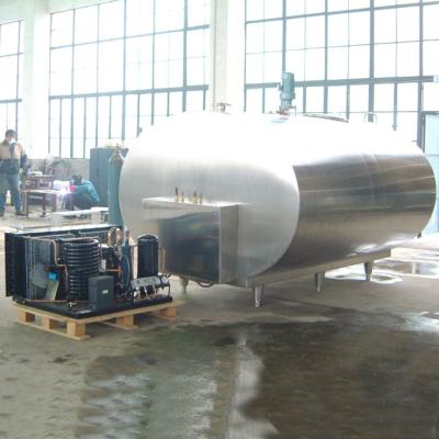 China Pu-de Melk van de Isolatie6000l Diepvriezer het Koelen Tank met Koelingscompressor Te koop