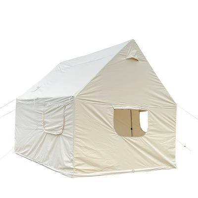 China Camouflage/field game camping outdoor light luxury Indian cotton top thickened sight inner tent Multi-person camping disaster relief rainproof tent for sale