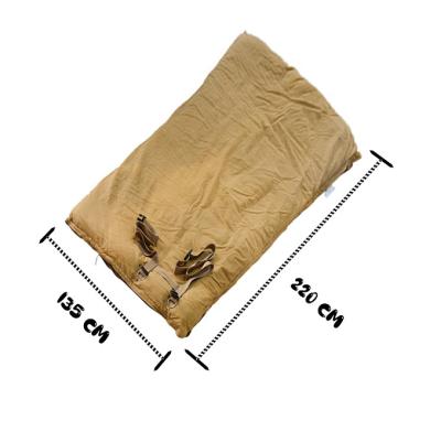 China Ultralight Oak Envelope Cold Weather Type Down Portable Mountain Envelope Canvas Sleeping Bag Military Camping With Compression Sack for sale