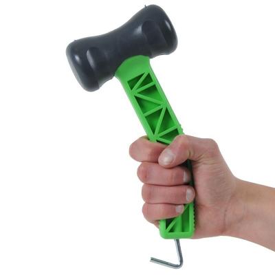 China Plastic Camping Tent Pegs Mallet With Peg Puller, Tent Peg Hammer for sale