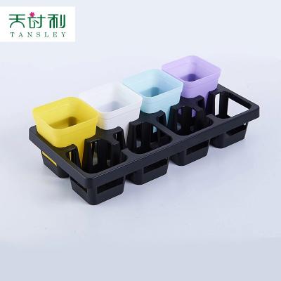 China Eco-friendly Wholesale Plastic 8 20 24 Holes Garden Vegetables Flower Germination Seedling Tray for sale