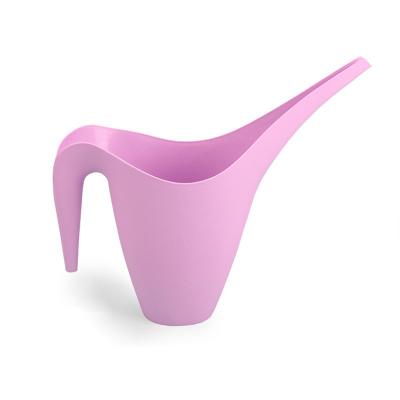 China Durable Thick Plastic Decorative Plastic Nordic Purple Foldable Watering Can With Long Spout for sale