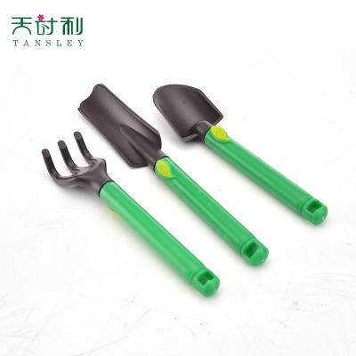 China Eco-Friendly Mini 3 In 1 Durable Plastic Shovel Shovel Rake For Potted Plant for sale