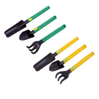 China 3pcs Mini Home Garden Tool Kits Shovel Rake Eco-friendly Shovel With Main Card Packing for sale