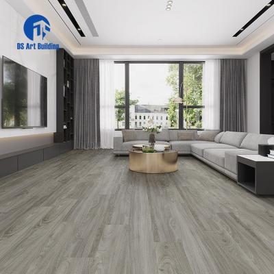 China Waterproof Fireproof/Soundproof/Anti-Slip DS Commercial Grade Fire Resistance SPC Vinyl Plank Plastic Tiles Lvt Lvp SPC Flooring for sale