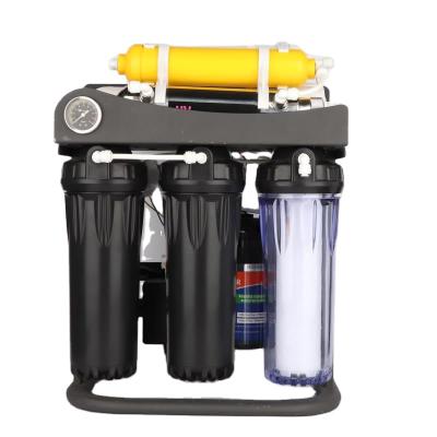 China Hotel 5-6-7Stages 75G Integrated RO Filters Machine With Reverse Osmosis Booster Pump for sale