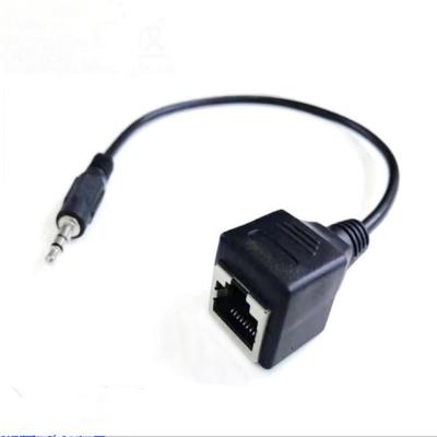 China Network dc3.5mm male to female rj45 8p8c adapter cable for sale