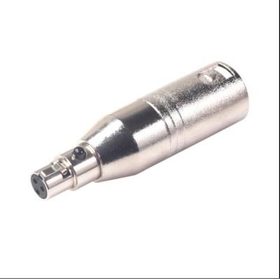 China Mixer adapter manufacture and supplier mini xlr 3pin female to male xlr 3pin adpater for sale