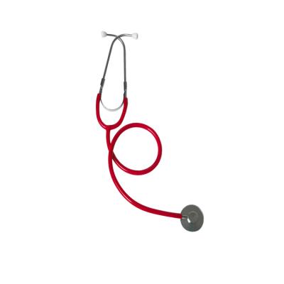 China Special For Pediatrician Red Stethoscope Single Sided Household Kids Stethoscope Adult Pediatric Student for sale