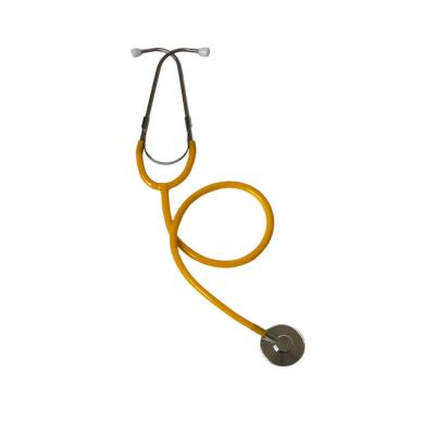 China Special For Pediatrician Yellow Stethoscope Single Sided Family Kids Adult Pediatric Student Toy Stethoscope for sale