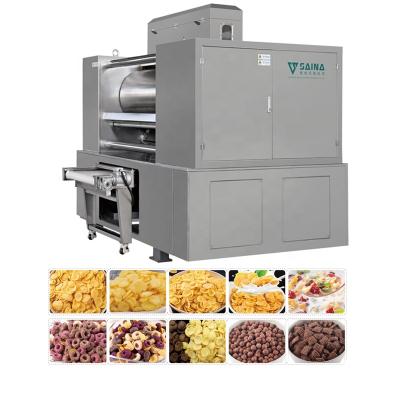 China Safe and Efficient Automatic Production Cornflakes Cereal Breakfast Oats Flake Making Machine Production Line for sale