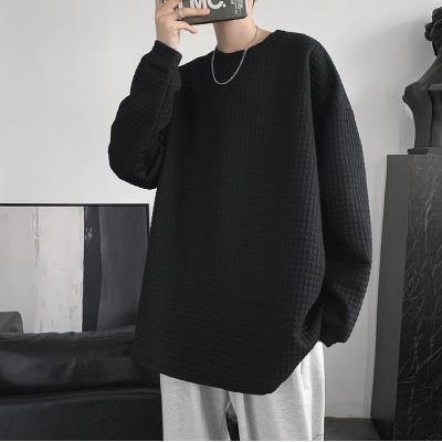 China Autumn Fashion Men SolidLong Spring Sleeve O-Neck Pullover Shirt Top Casual T-shirt Hoodies Loose Spring Sweatshirts Men's Sweatshirts for sale